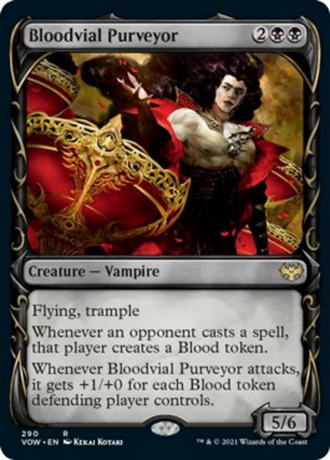 Bloodvial Purveyor (Showcase Fang Frame) [Innistrad: Crimson Vow] | Tables and Towers