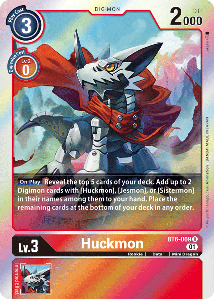 Huckmon [BT6-009] [Double Diamond] | Tables and Towers