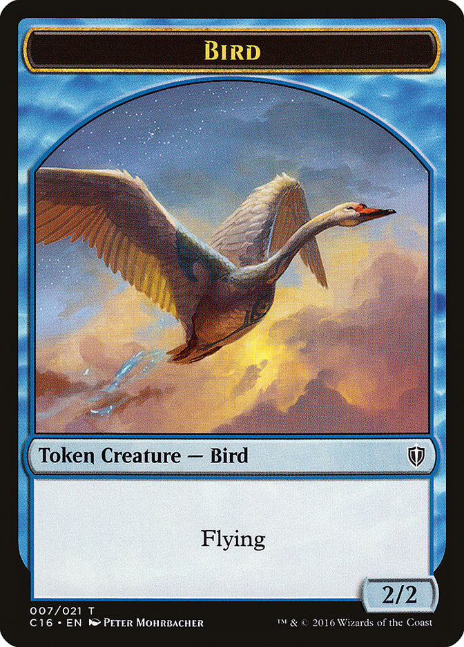 Bird Token (007/021) [Commander 2016 Tokens] | Tables and Towers