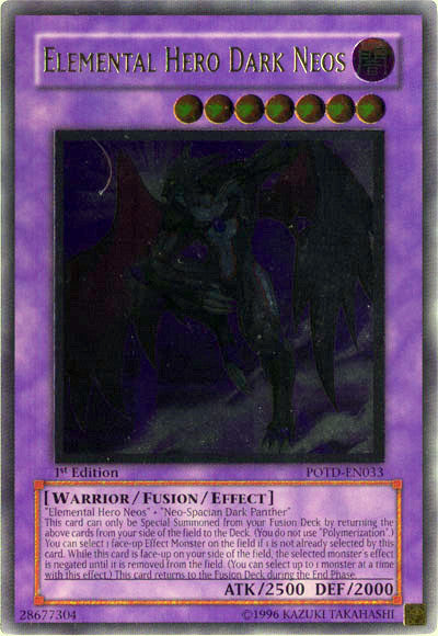 Elemental Hero Dark Neos [POTD-EN033] Ultimate Rare | Tables and Towers