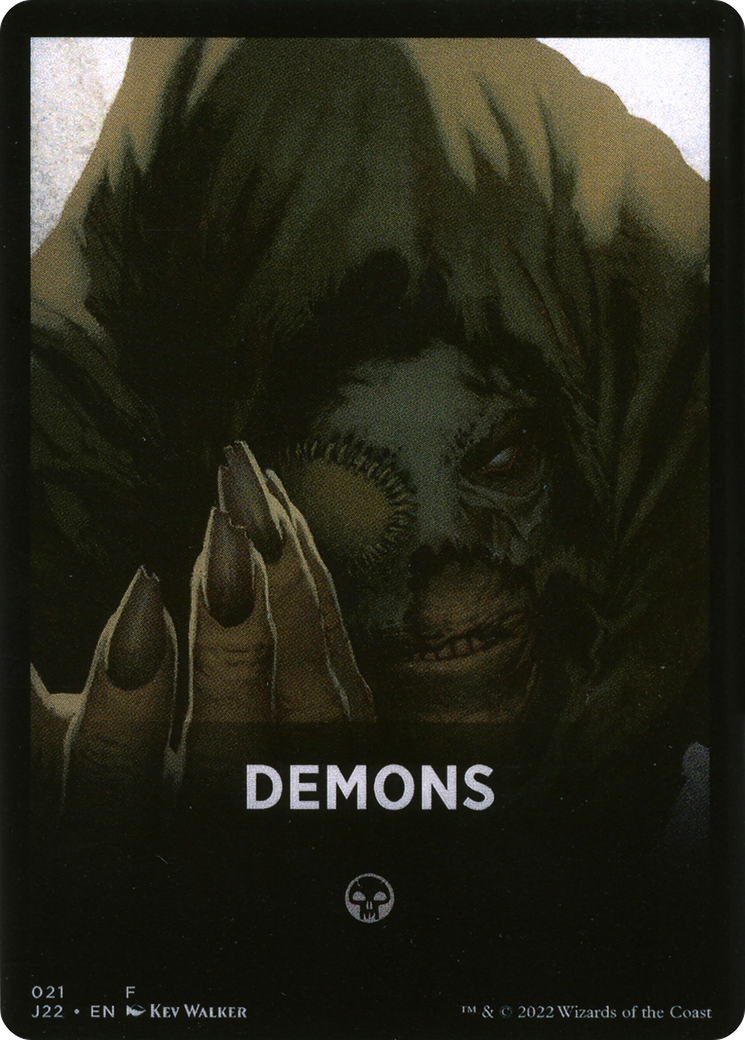 Demons Theme Card [Jumpstart 2022 Front Cards] | Tables and Towers