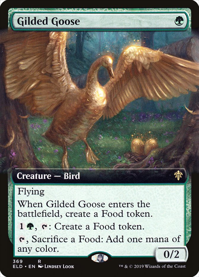 Gilded Goose (Extended Art) [Throne of Eldraine] | Tables and Towers