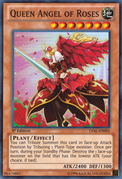 Queen Angel of Roses [LVAL-EN092] Super Rare | Tables and Towers