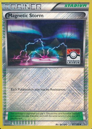 Magnetic Storm (91/106) (League Promo) [XY: Flashfire] | Tables and Towers