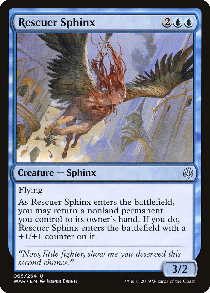 Rescuer Sphinx [War of the Spark] | Tables and Towers