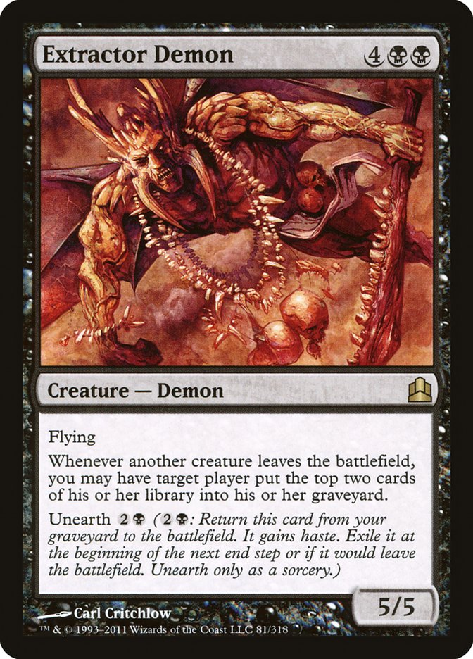 Extractor Demon [Commander 2011] | Tables and Towers