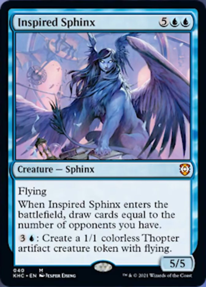 Inspired Sphinx [Kaldheim Commander] | Tables and Towers