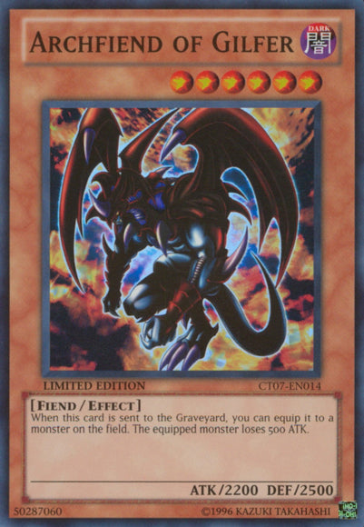 Archfiend of Gilfer [CT07-EN014] Super Rare | Tables and Towers