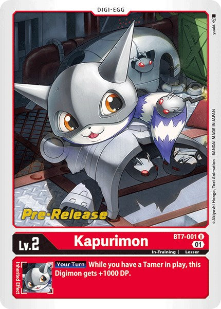 Kapurimon [BT7-001] [Next Adventure Pre-Release Cards] | Tables and Towers