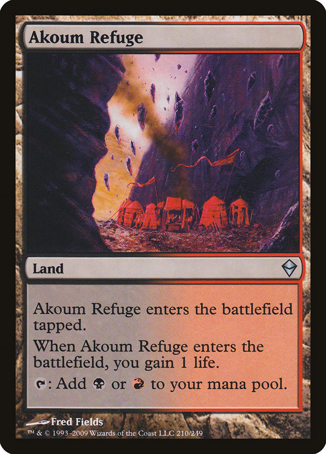 Akoum Refuge [Zendikar] | Tables and Towers