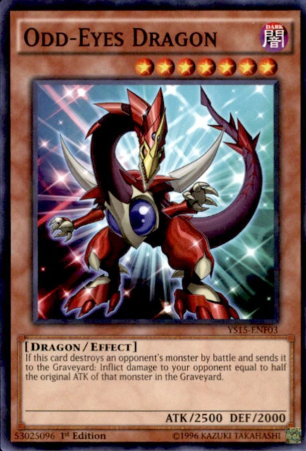 Odd-Eyes Dragon [YS15-ENF03] Shatterfoil Rare | Tables and Towers