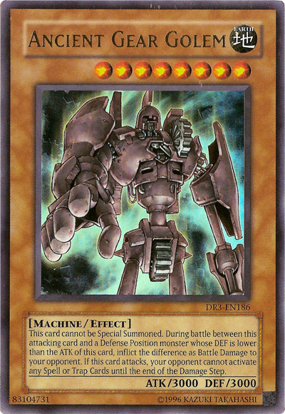 Ancient Gear Golem [DR3-EN186] Ultra Rare | Tables and Towers