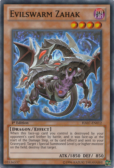 Evilswarm Zahak [HA07-EN012] Super Rare | Tables and Towers