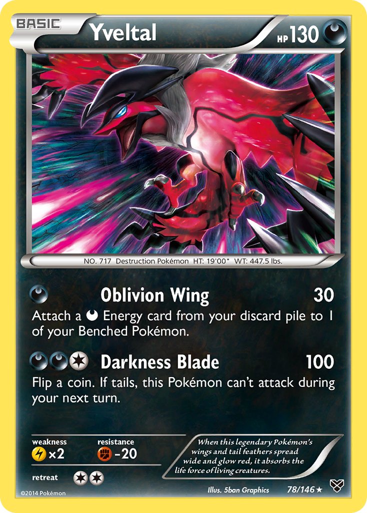 Yveltal (78/146) (Theme Deck Exclusive) [XY: Base Set] | Tables and Towers