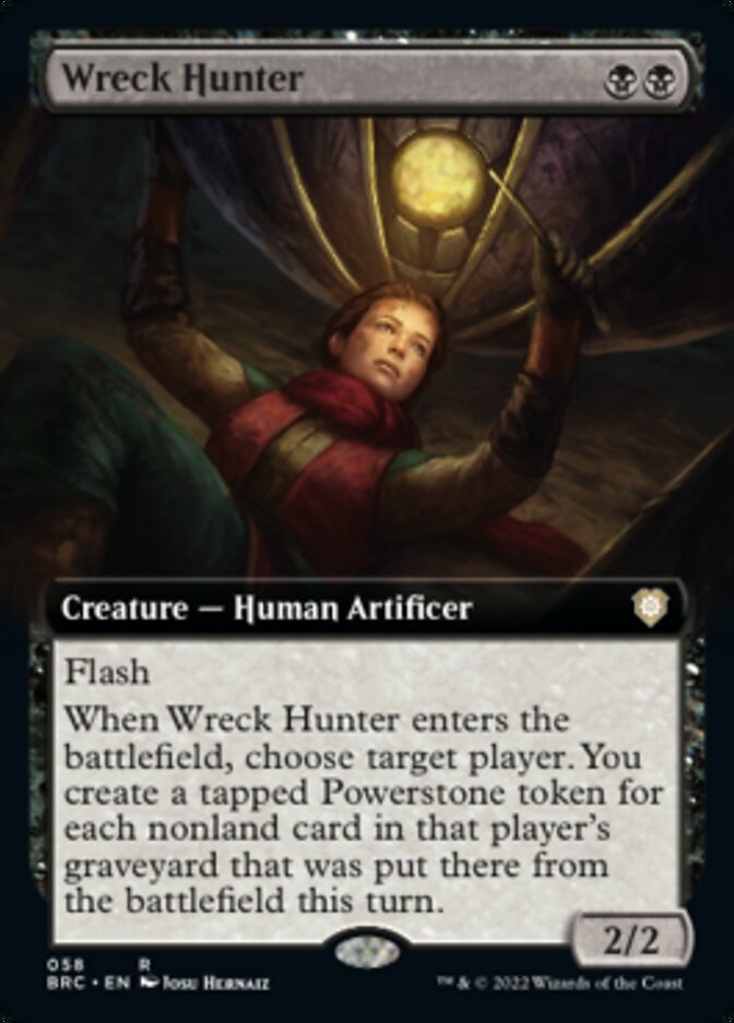 Wreck Hunter (Extended Art) [The Brothers' War Commander] | Tables and Towers