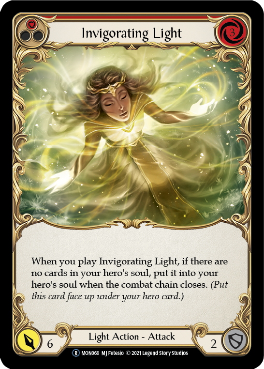 Invigorating Light (Red) [U-MON066] (Monarch Unlimited)  Unlimited Normal | Tables and Towers