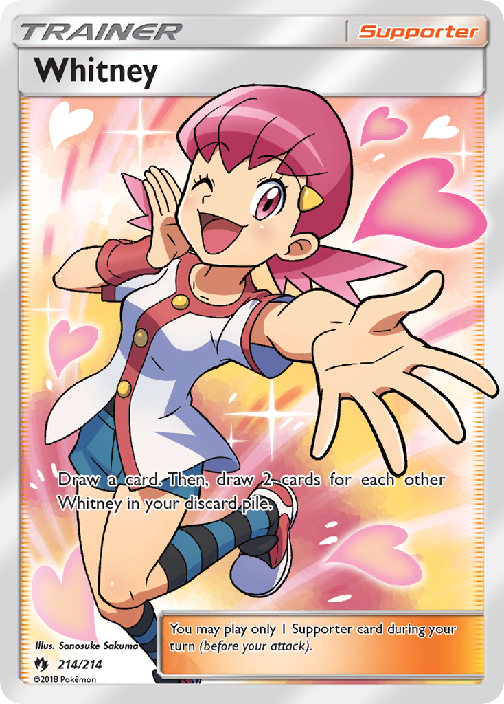 Whitney (214/214) [Sun & Moon: Lost Thunder] | Tables and Towers