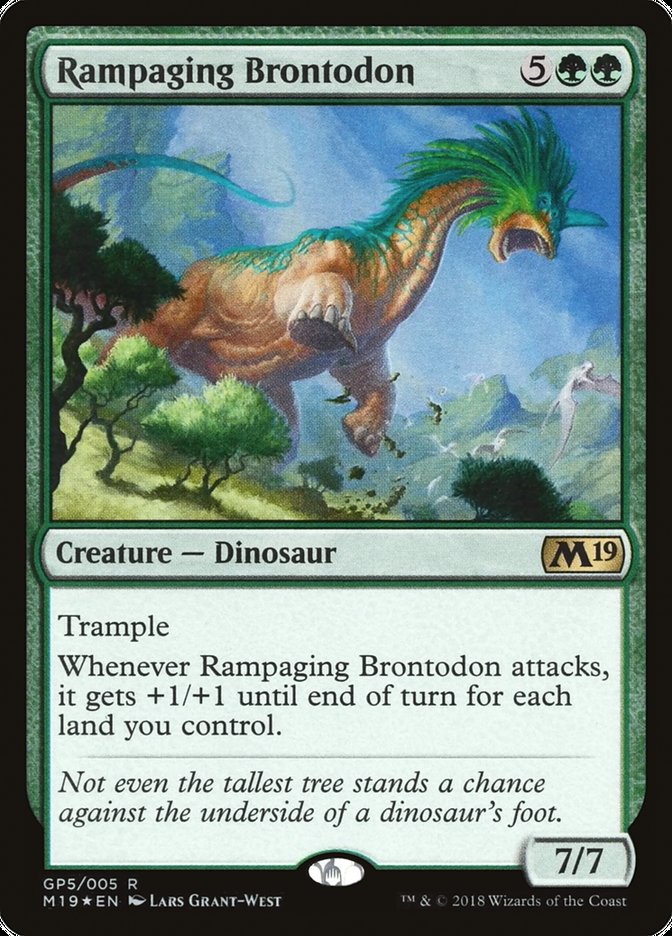 Rampaging Brontodon [Magic 2019 Gift Pack] | Tables and Towers