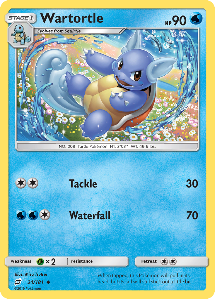 Wartortle (24/181) [Sun & Moon: Team Up] | Tables and Towers