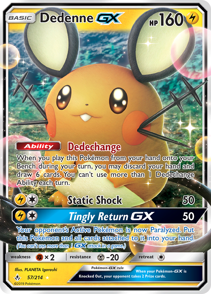 Dedenne GX (57/214) [Sun & Moon: Unbroken Bonds] | Tables and Towers