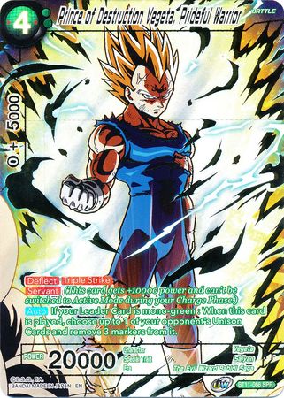 Prince of Destruction Vegeta, Prideful Warrior (SPR) (BT11-066) [Vermilion Bloodline] | Tables and Towers