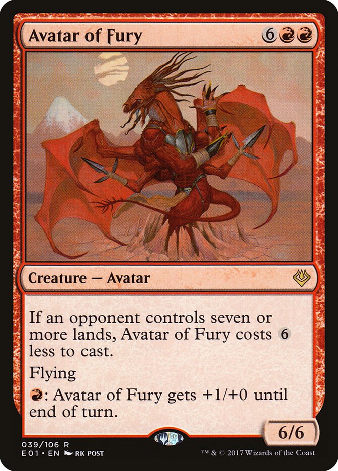 Avatar of Fury [Archenemy: Nicol Bolas] | Tables and Towers