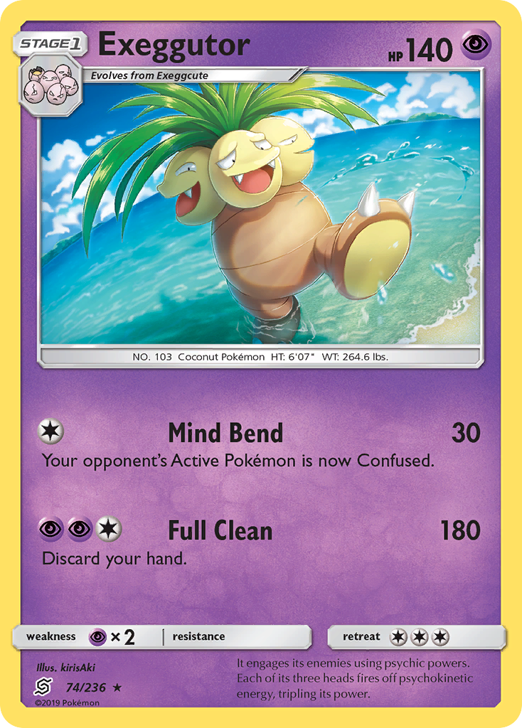 Exeggutor (74/236) [Sun & Moon: Unified Minds] | Tables and Towers