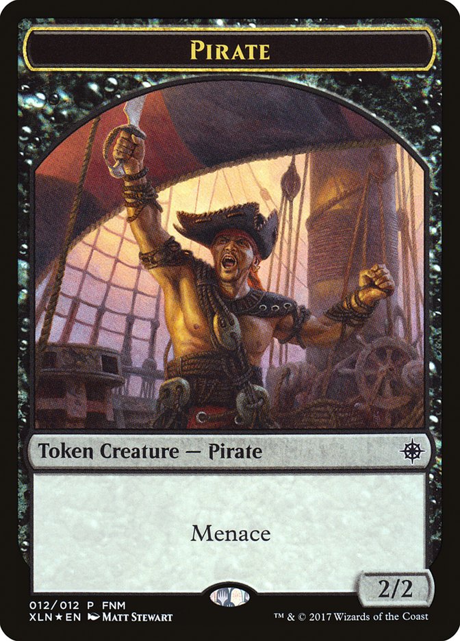 Pirate // Treasure Double-Sided Token [Friday Night Magic 2017] | Tables and Towers