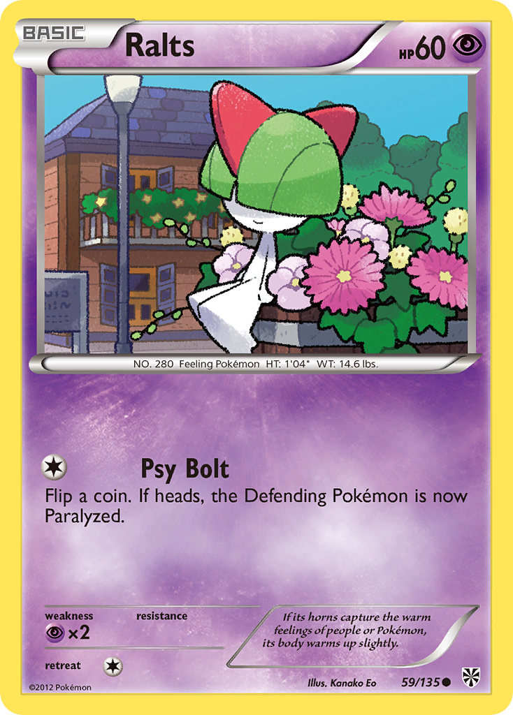 Ralts (59/135) [Black & White: Plasma Storm] | Tables and Towers