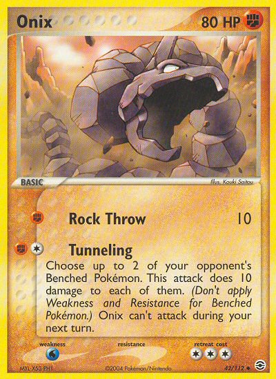 Onix (42/112) [EX: FireRed & LeafGreen] | Tables and Towers