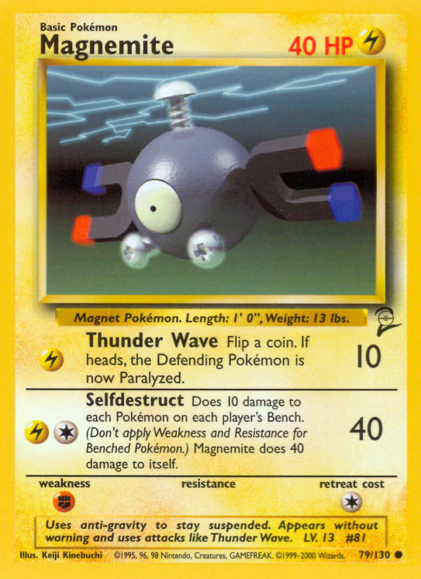 Magnemite (79/130) [Base Set 2] | Tables and Towers