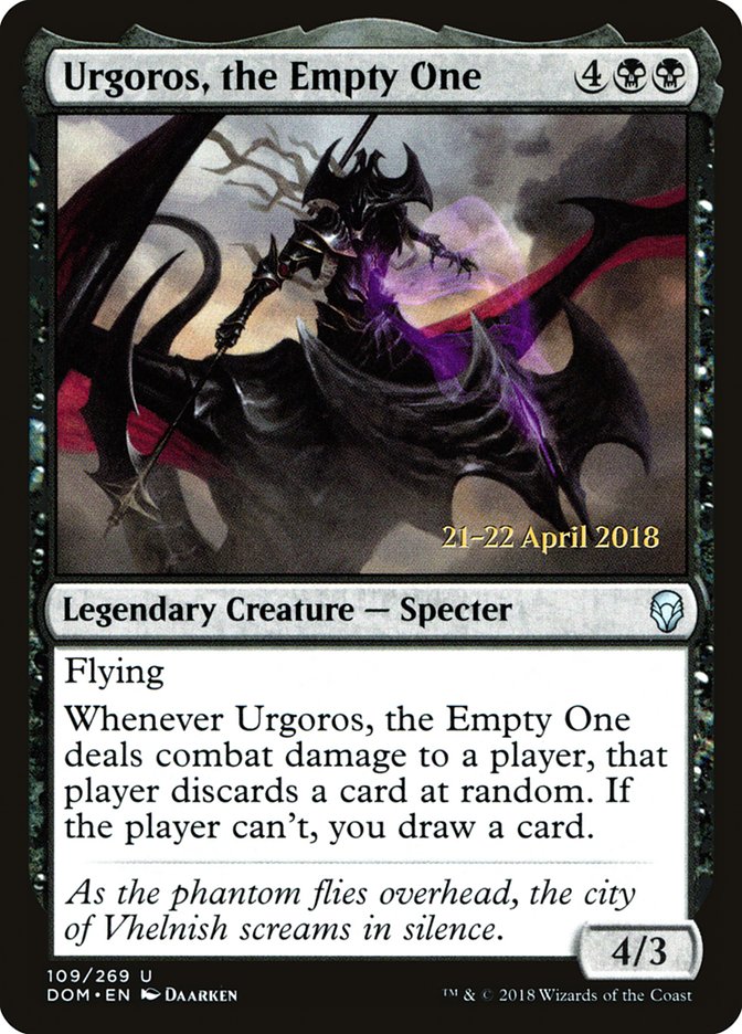 Urgoros, the Empty One [Dominaria Prerelease Promos] | Tables and Towers