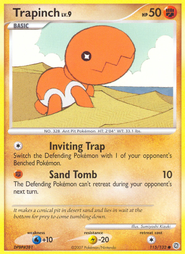 Trapinch (115/132) [Diamond & Pearl: Secret Wonders] | Tables and Towers