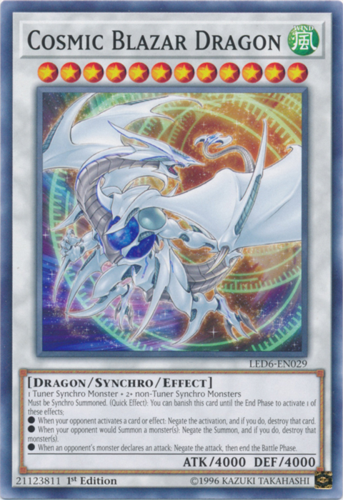 Cosmic Blazar Dragon [LED6-EN029] Common | Tables and Towers