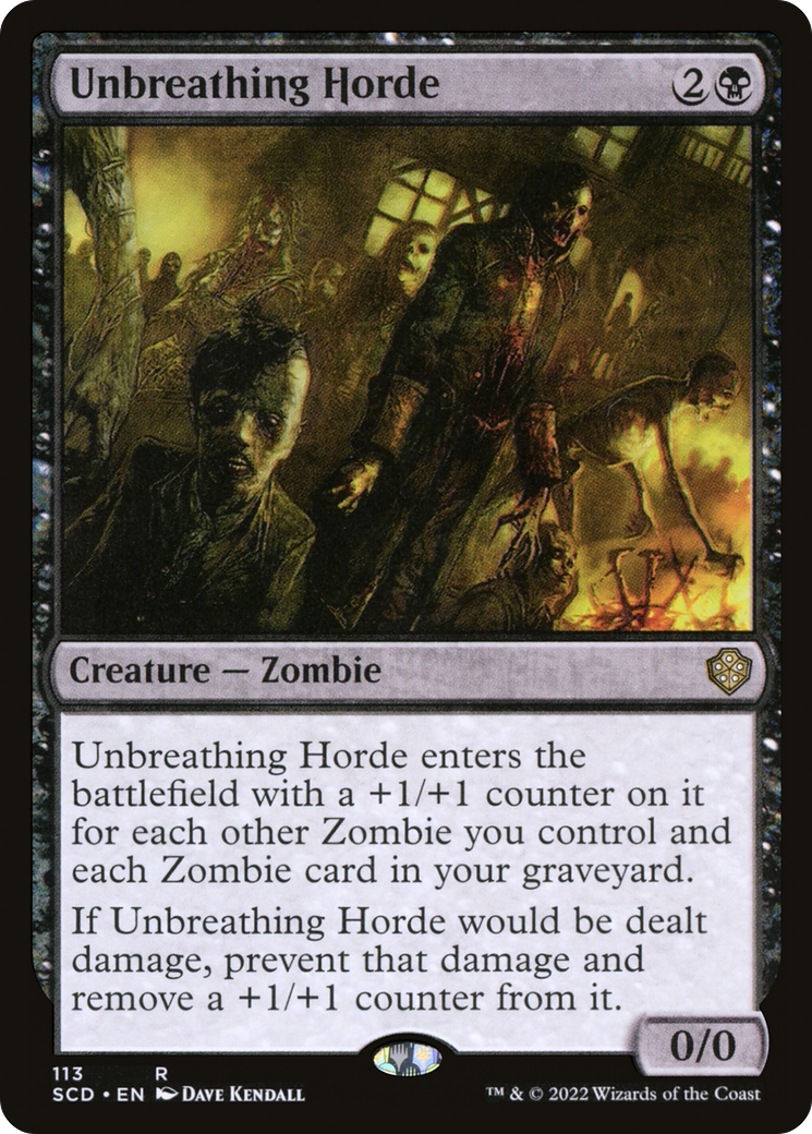 Unbreathing Horde [Starter Commander Decks] | Tables and Towers