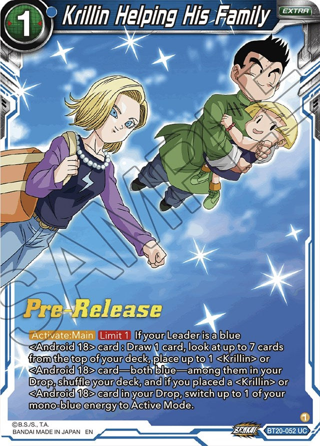 Krillin Helping His Family (BT20-052) [Power Absorbed Prerelease Promos] | Tables and Towers