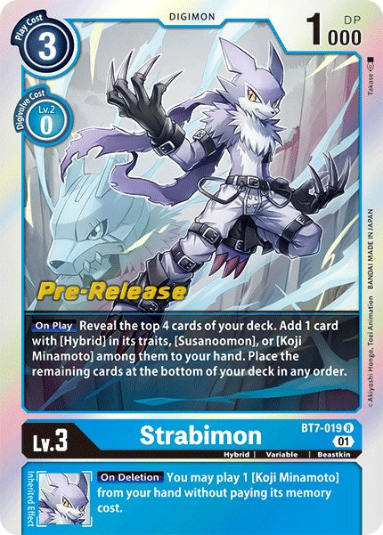 Strabimon [BT7-019] [Next Adventure Pre-Release Cards] | Tables and Towers