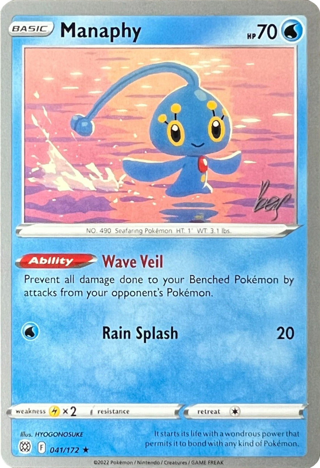 Manaphy (041/172) (Cheryl Again - Sebastian Lashmet) [World Championships 2022] | Tables and Towers