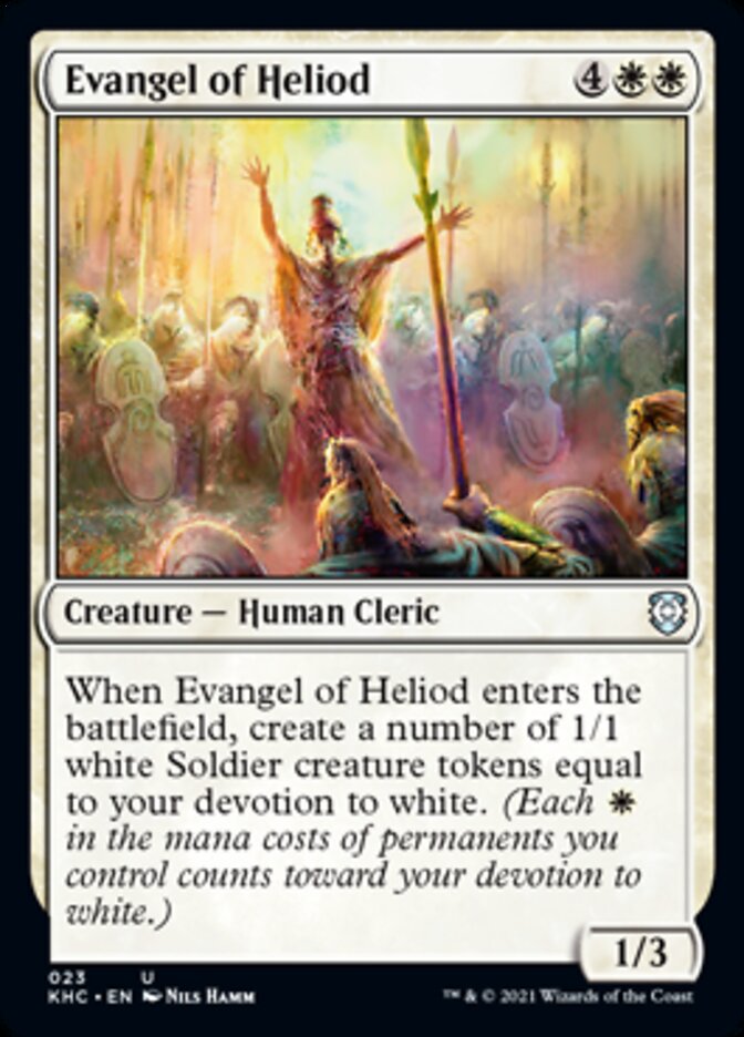 Evangel of Heliod [Kaldheim Commander] | Tables and Towers