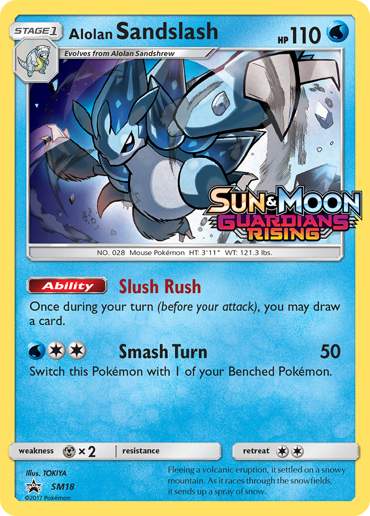 Alolan Sandslash (SM18) (Prerelease Promo) [Sun & Moon: Black Star Promos] | Tables and Towers