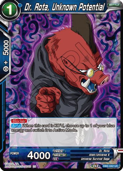 Dr. Rota, Unknown Potential (Reprint) (DB2-042) [Battle Evolution Booster] | Tables and Towers