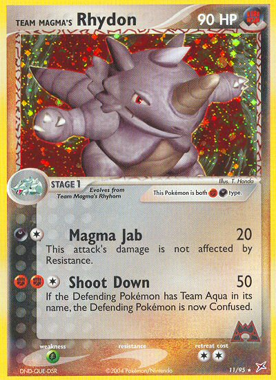 Team Magma's Rhydon (11/95) [EX: Team Magma vs Team Aqua] | Tables and Towers