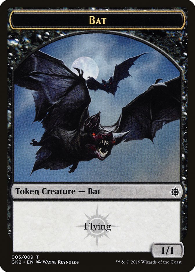 Bat // Spirit (010) Double-Sided Token [Ravnica Allegiance Guild Kit Tokens] | Tables and Towers