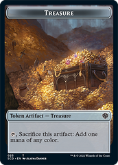 Treasure // Treasure Double-Sided Token [Starter Commander Decks] | Tables and Towers