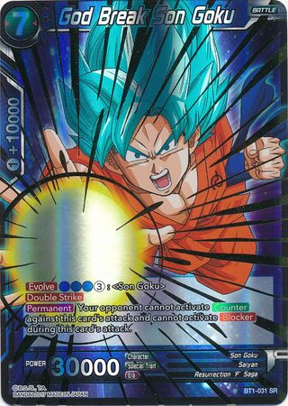 God Break Son Goku (BT1-031) [Galactic Battle] | Tables and Towers