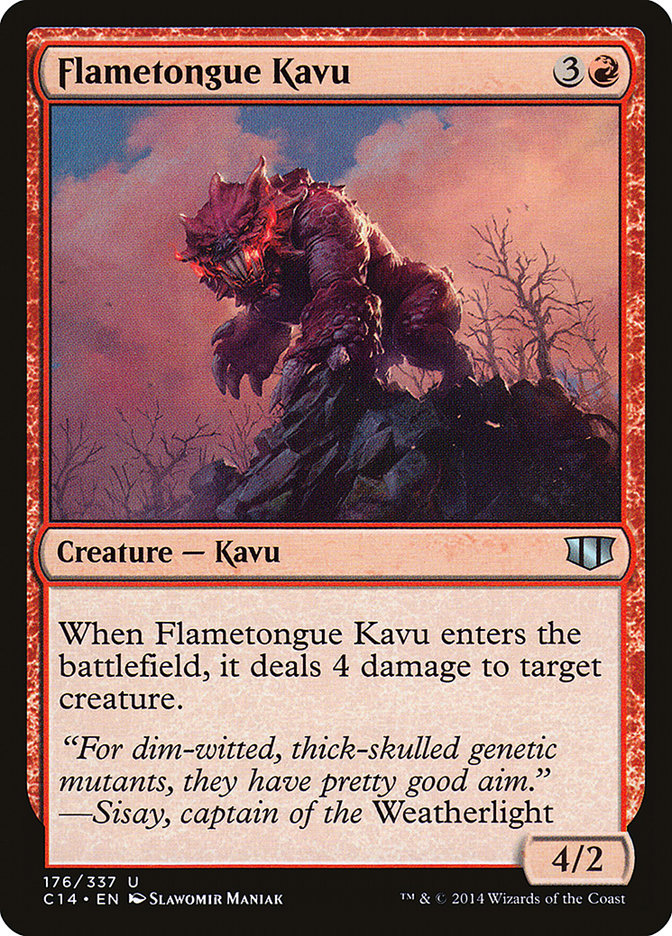 Flametongue Kavu [Commander 2014] | Tables and Towers