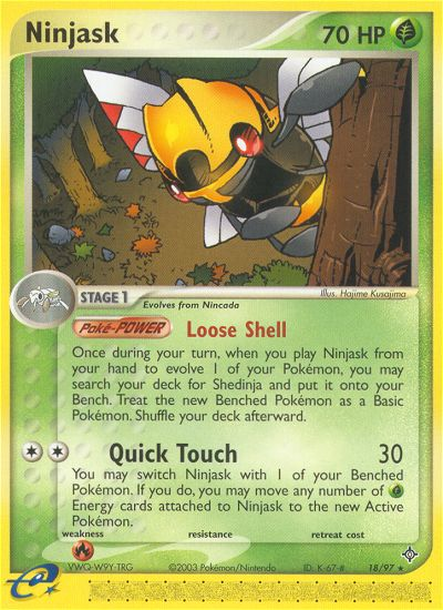 Ninjask (18/97) [EX: Dragon] | Tables and Towers