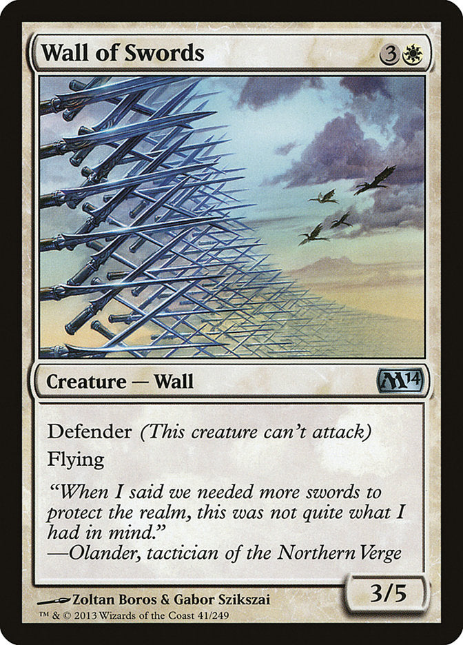 Wall of Swords [Magic 2014] | Tables and Towers