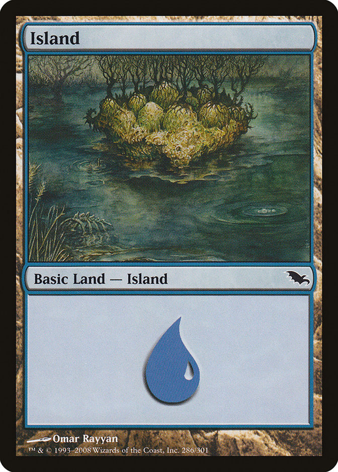 Island (286) [Shadowmoor] | Tables and Towers