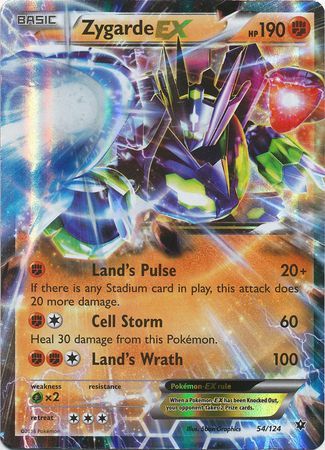 Zygarde EX (54/124) (Jumbo Card) [XY: Fates Collide] | Tables and Towers